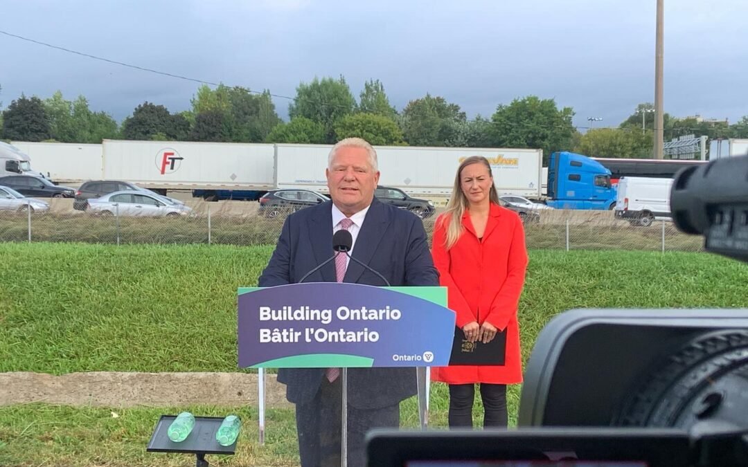 Tunnelling under the 401 for more lanes and transit to ease traffic congestion.